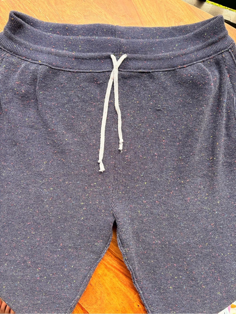 Women’s  Navy Speckled Knit Lounge Bottoms